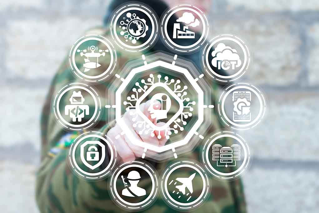1045491424 featured image Person interacting with futuristic holographic interface and icons.
