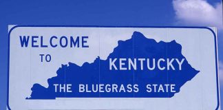 Welcome to Kentucky sign