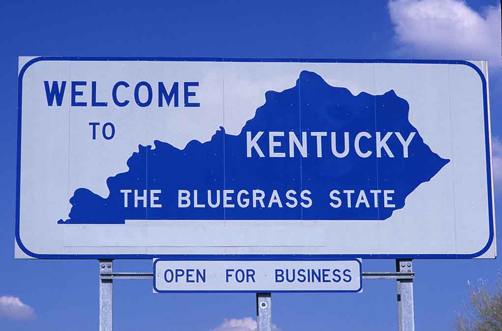 102527837 featured image Welcome to Kentucky sign