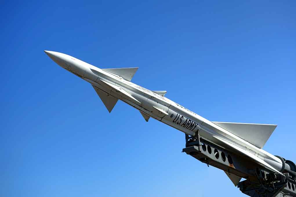190114949 featured image U.S. Army missile against a clear blue sky.
