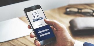 Fundraising App on phone