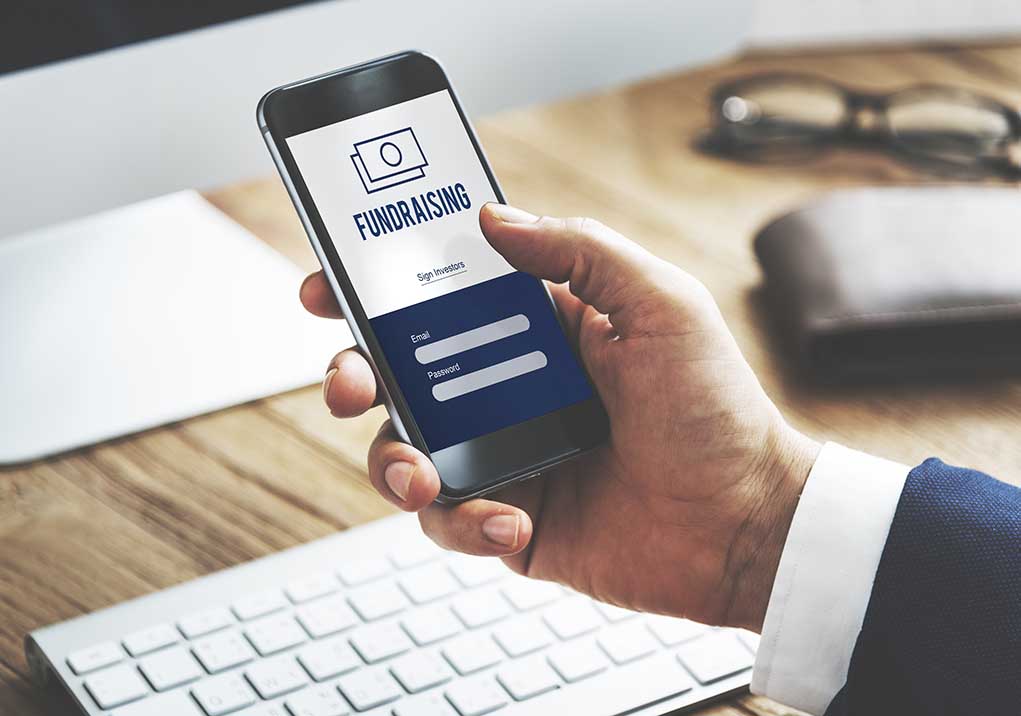 Fundraising App on phone