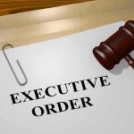 Massive Federal Crackdown Hits Antifa A gavel resting on a document labeled 'EXECUTIVE ORDER'