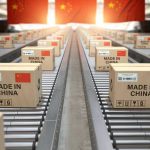 New EXPLOSION in China Trade Wars Boxes labeled Made in China on conveyor belt