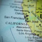 Silicon Valley Under Siege — SEDUCTION Spies Infiltrate! Close-up of California map showing major cities.