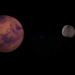Harvard Claims — Massive Object Could Be Alien Tech A depiction of Mars and its moon in outer space
