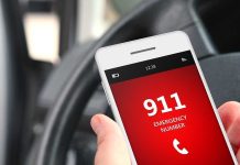 911 Horror Unfolds — Murdering Cop CONVICTED A smartphone displaying the emergency number 911 while held in a persons hand inside a car