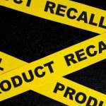 Deadly Pasta Recall EXPLODES—18 States on Edge Yellow tape with product recall text on black background.