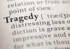 LAPD’s Offers $50K Bounty — BELOVED Grandmother Murdered Close-up of the word 'Tragedy' in a dictionary with its definition