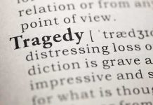LAPD’s Offers $50K Bounty — BELOVED Grandmother Murdered Close-up of the word 'Tragedy' in a dictionary with its definition
