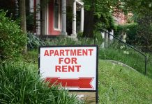 Scammers Hijack Apartments—$600K Vanishes Sign indicating an apartment is available for rent