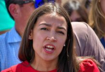 New Poll Shakes 2028 Race — D.C. Caught Off Guard Woman speaking to a crowd outdoors.