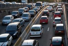 Self-Driving Taxi Havoc — Big Tech’s Blunder Traffic jam on a multi-lane highway.