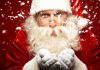 Christmas Symbol Was Pulled Into Immigration Enforcement Santa Claus blowing snowflakes with a joyful expression