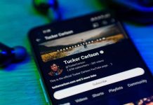 Tucker Carlson’s ‘WARNING’ On Venezuela Smartphone displaying a YouTube channel profile page.