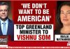 Greenland Moves Closer to Independence Greenland Minister Rejects US Control :'We Do Not Wish to