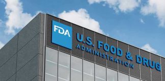 91 Million Phantom Meals Fraud Shocks Nation FDA building with blue logo and sky background.