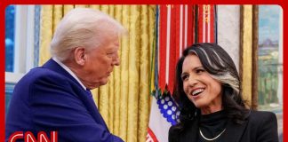 Top Spy Chief Resigns From Trump Administration Tulsi Gabbard resigning as Dir. of Natl. Intelligence