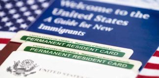 ICE Detains Soldier’s Wife—Outrage Erupts A guide for new immigrants alongside permanent resident cards and an American flag
