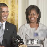 Explosive CIA Notes: What Did Obama Know? Former President Barack Obama and Michelle Obama smiling at a public event