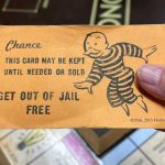 Vacuum Rampage, No Jail — How? Hand holding Monopoly get out of jail card