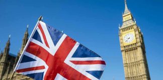 UK’s BLOCKBUSTER Revolt — What’s NEXT For Them? Union Jack flag with Big Ben in background.