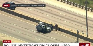 Highway BOMB Scare Freezes MAJOR EXPRESSWAY BREAKING: Bomb squad surrounds vehicle with Eisenhower Expressway shut down in both directions