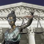 Rogue Judge GETS CAUGHT — Now PLEADS For MERCY! Lady Justice statue in front of courthouse.