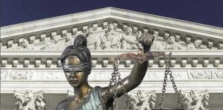 Rogue Judge GETS CAUGHT — Now PLEADS For MERCY! Lady Justice statue in front of courthouse.