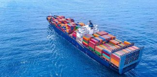 ICED FRUIT Cargo Hides $290M Surprise! Container ship carrying colorful cargo containers at sea
