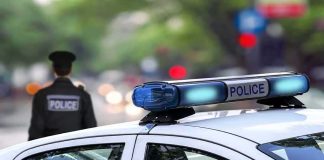 Bodycam BOMBSHELL — FOOTBALL HERO’S Standoff EXPOSED! police car roof with blue emergency lights