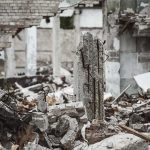 MALL FLOOR Collapses — Panic, Smoke, Screams ruined concrete building with debris and exposed rebar