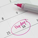 Why Working When BLACK Deserves HIGHER PAY — WHAT??! Calendar with pink marker circling the 16th