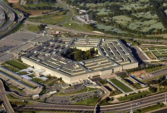 shutterstock_1210283029 Pentagon building seen from above