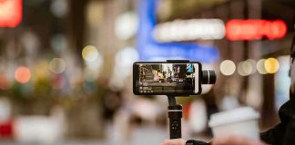Livestream Horror — GUNNED DOWN in Real Time Smartphone on a handheld gimbal filming a city street at night