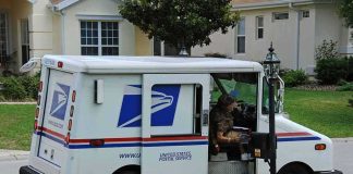 HORROR House EXPOSED — Mail Carrier’s SICK Animal Jail USPS mail truck parked at a suburban mailbox