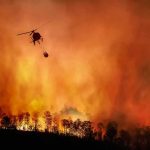 What REALLY Brought The Helicopter Down During Bucket Drop Helicopter fights massive wildfire over burning forest
