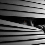 Teen’s Tub Held A Woman’s Torso — Then Police Opened His TRUNK person peeking through window blinds