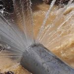 AI Data Center’s Water Theft Exposed! Burst water pipe spraying muddy water