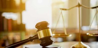 Trump’s Case Left For DEAD — And THEN Supreme Court Moved Judge's gavel on a block with scales of justice in the background