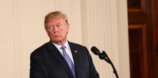 Trump Must PAY For Suing — And Look Who Gets The Money Donald Trump at a podium with microphone