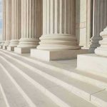 NOTORIOUS Suspect Fought To Be SPARED — Supreme Court Decided Marble columns and steps of a neoclassical building
