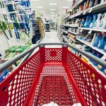 Security Expert STOLE Millions — What He Spent It On Was BIZARRE red shopping cart in a supermarket aisle