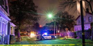 Fake COPS Ripped Her CROSS Off — What Gave Them AWAY Police car blocks residential street at night behind caution tape