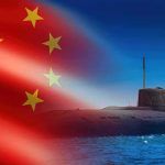 SHOCKING Past: China’s Sub STALKED Our Ships And Put U.S. On NOTICE Submarine at sea with Chinese flag overlay